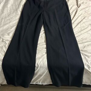 Banana Republic Classic Black Pinstripe Dress Pants